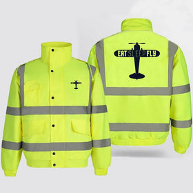 Eat Sleep Fly & Propeller Reflective Winter Jackets