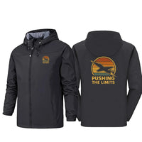 Thumbnail for Pushing The Limits Retro Rain Jacket - view 2