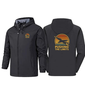 Pushing The Limits Retro Rain Jackets & Windbreakers