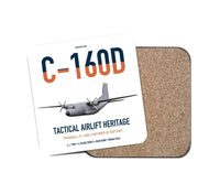 Thumbnail for Transall C-160D design on white 1 piece coaster