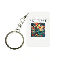 Thumbnail for KEY WEST - Poster - Key Chain - White