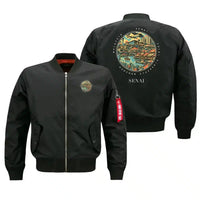 Thumbnail for SENAI - Badge - Bomber Jacket - Black