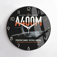 Thumbnail for Airbus A400M Atlas design on black no frame wall clock