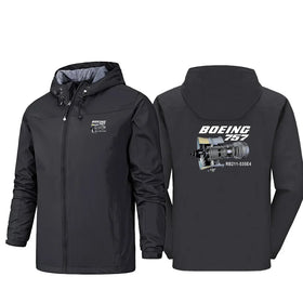 Boeing 757 & Rolls Royce Engine (RB211) Rain Jackets & Windbreakers
