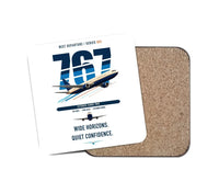 Thumbnail for Boeing 767-300ER design on white 1 piece coaster
