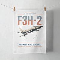 Thumbnail for F3H-2 Demon design on white towel