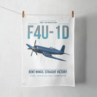 Thumbnail for F4U-1D Corsair design on white towel