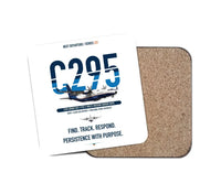 Thumbnail for Airbus C295 Armed ISR design on white 1 piece coaster