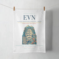 Thumbnail for Zvartnots International Airport (EVN) design on white towel