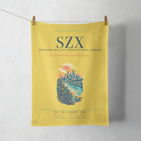 Thumbnail for Shenzhen Bao'an International Airport (SZX) design on yellow towel
