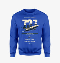 Thumbnail for Boeing 737-700 NG design on blue sweatshirt