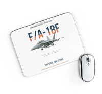 Thumbnail for F-A-18F Super Hornet Block III Two Crew One Strike design on white rectangle mouse pad
