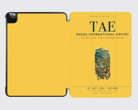 Thumbnail for Daegu International Airport (TAE) design on yellow ipad tablet case