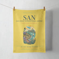 Thumbnail for San Diego International Airport (SAN) design on yellow towel