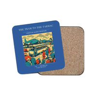 Thumbnail for The Tram To The Tarmac - Designed Coasters design on blue 1-piece