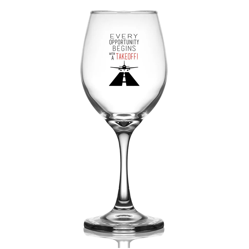 Customisable Every Opportunity Wine Glass - view 2