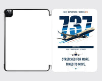 Thumbnail for Boeing 737 MAX 10 design on white ipad tablet case