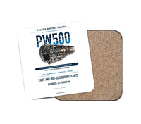 Thumbnail for PW500 design on white 1 piece coaster