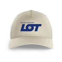 Thumbnail for LOT Polish Airlines logo printed on beige cap