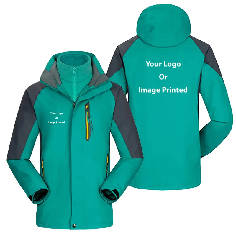 Customisable Design Image Logo Ski Jacket - view 2