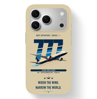 Thumbnail for Boeing 777-9 design on beige magsafe iphone case