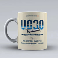 Thumbnail for U030 Flexrotor Mug design on beige airbus