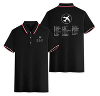 Thumbnail for Aviation Alphabet Polo Shirt - view 2