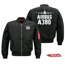 Airbus A380 Silhouette & Pilot Jackets (Customizable)