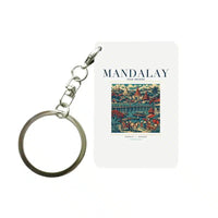 Thumbnail for MANDALAY - Poster - Key Chain - White