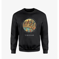 Thumbnail for VARANASI - Badge - Sweatshirt - Black