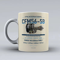 Thumbnail for Mug design on beige cfm56 5b