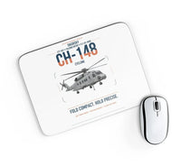 Thumbnail for Sikorsky CH-148 Cyclone design on white rectangle mouse pad