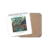 Thumbnail for GRINDELWALD - Poster - Coaster - White