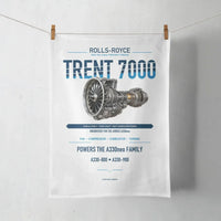 Thumbnail for TRENT 7000 design on white towel