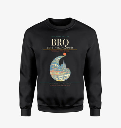 Brno - Turany Airport BRQ Sweatshirt - Black