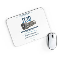 Thumbnail for JT3D design on white rectangle mouse pad