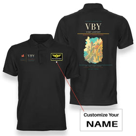 Visby Airport (VBY) Premium Polo T-Shirts