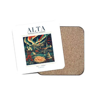 Thumbnail for ALTA - Poster - Coaster - White