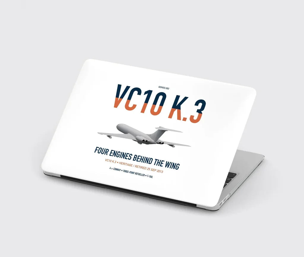 Vickers VC10 K.3 design on white MacBook case