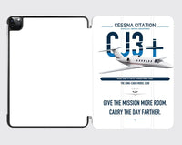 Thumbnail for Cessna Citation CJ3+ design on white ipad tablet case