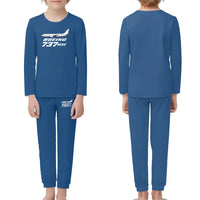Thumbnail for The Boeing 737Max children pajamas - Blue