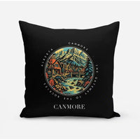 Thumbnail for CANMORE - Badge - Pillow - Black