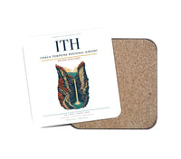 Thumbnail for Ithaca Tompkins Regional Airport (ITH) design on white 1 piece coaster