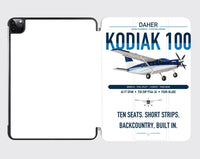 Thumbnail for Daher Kodiak 100 Series III design on white ipad tablet case