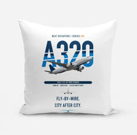Thumbnail for Airbus A320 design on white pillow