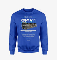 Thumbnail for SPEY 511 design on blue sweatshirt