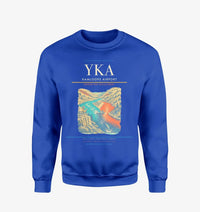 Thumbnail for Kamloops Airport (YKA) design on blue sweatshirt