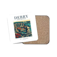 Thumbnail for DERRY - Poster - Coaster - White
