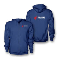 Thumbnail for Air China Airlines logo on blue zipped hoodie