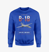 Thumbnail for B-1B Lancer design on blue sweatshirt